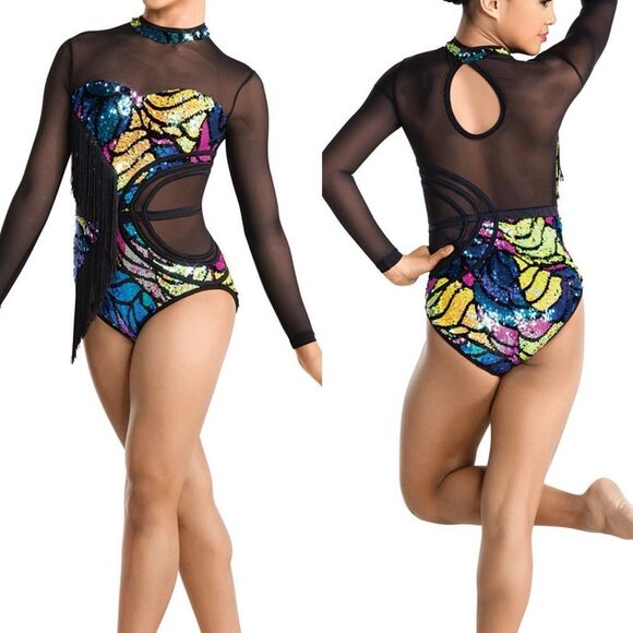 Revolution solo custom Tenth House Dance costume STARLIGHT TH24201 LC child - Picture 1 of 11